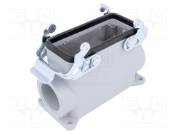 Enclosure: for HDC connectors; HTS; size 6; Gland holes: 2; PG29