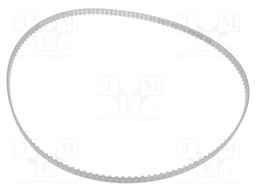 Timing belt; T5; W: 8mm; H: 2.2mm; Lw: 690mm; Tooth height: 1.2mm