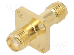Coupler; SMA female x2; Insulation: teflon (PTFE); 50Ω
