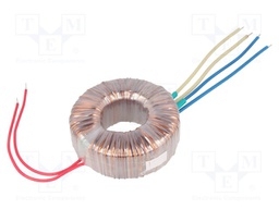 Transformer: toroidal; 160VA; 230VAC; 24V; 24V; 3.33A; 3.33A; 1.7kg