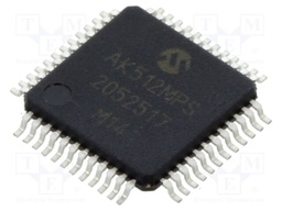 IC: dsPIC microcontroller; 512kB; 64kBSRAM; VQFN48; 3÷3.6VDC; tube