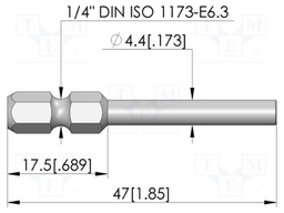 Tool: mounting tool; BIT-GKS