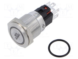 Switch: vandal resistant; Pos: 2; SPDT; 0.5A/220VAC; 2A/24VDC; IP65