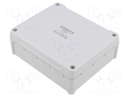 Enclosure: junction box; IP54; grey