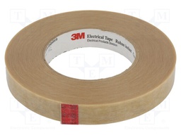 Tape: electrical insulating; W: 19mm; L: 45m; D: 0.304mm; beige; 20%