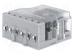 Relay: installation; bistable; NO x2; Ucoil: 12VAC; 10A; -40÷40°C