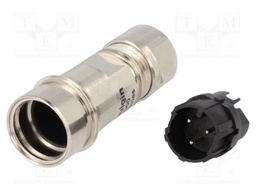 Connector: circular; plug; male; PIN: 3; Buccaneer 6000; for cable