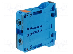Splice terminal: rail; 25÷95mm2; ways: 1; terminals: 2; blue; 1kV