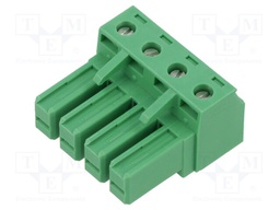Pluggable terminal block; 7.62mm; ways: 4; straight; plug; female