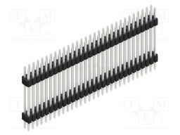 Connector: pin strips; pin header; male; PIN: 60; 1.27mm; THT; 2x30