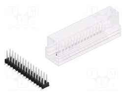 Connector: pin strips; pin header; male; PIN: 30; 2.54mm; SMT; 2x15