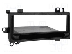 Radio frame; 1 DIN; black