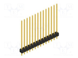 Connector: pin strips; pin header; male; PIN: 14; 2.54mm; THT; 1x14