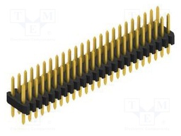 Connector: pin strips; pin header; male; PIN: 48; 1.27mm; THT; 2x24