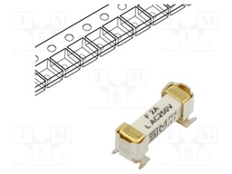 Fuse: fuse; 2A; 250VAC; 125VDC; quick blow; ceramic; 11.3x4.2mm; SMD