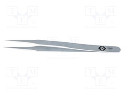Tweezers; 122mm; for precision works; Blades: narrowed