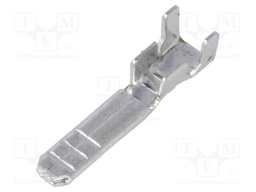 Terminal: flat; 2.8mm; 0.8mm; male; 0.5÷1mm2; crimped; for cable