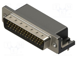 Connector: D-Sub HD; PIN: 44; socket; male; angled; THT; MHHDR