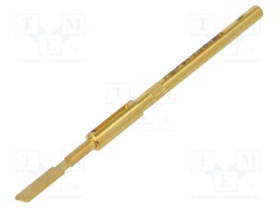 Test needle; Spring compression: 4mm; 5mm; 5A; steel; gold-plated