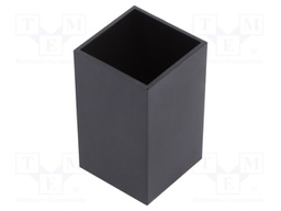 Enclosure: designed for potting; X: 30mm; Y: 30mm; Z: 50mm; ABS