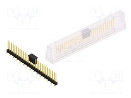 Connector: pin strips; pin header; male; PIN: 29; 2.54mm; SMT; 1x29