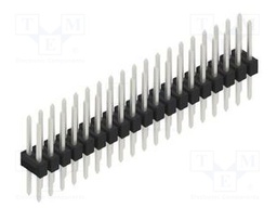 Connector: pin strips; pin header; male; PIN: 38; 2.54mm; THT; 2x19