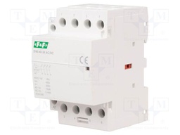 Contactor: 4-pole installation; 40A; 24VAC,24VDC; NO x4; IP20