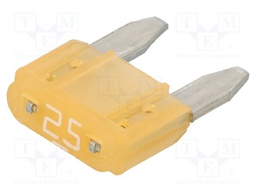 Fuse: fuse; 25A; 32VDC; medium time-lag; automotive; mini; holders