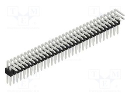 Connector: pin strips; pin header; male; PIN: 64; 1.27mm; THT; 2x32