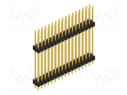 Connector: pin strips; pin header; male; PIN: 34; 2.54mm; THT; 2x17