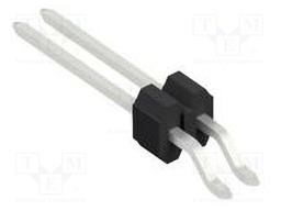 Connector: pin strips; pin header; male; PIN: 2; 1.27mm; SMT; 1x2