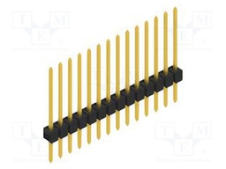Connector: pin strips; pin header; male; PIN: 14; 2.54mm; THT; 1x14