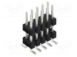 Connector: pin strips; pin header; male; PIN: 10; 2.54mm; SMT; 2x5