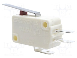 MICROSWITCH, LEVER, SPDT, 15A, 250V, QC