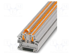 Splice terminal: rail; PA; L: 35.3mm; terminals: 2; W: 5.2mm