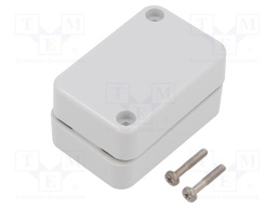 Enclosure: multipurpose; X: 40mm; Y: 60mm; Z: 30mm; ZP; polycarbonate