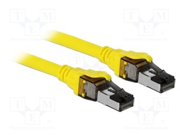 Patch cord; S/FTP; Cat: Cat 8.1; RJ45 plug,both sides; Cu; 1m; LSZH