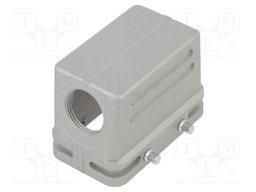 Enclosure: for HDC connectors; C146; size E10; for cable; EMC