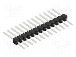 Connector: pin strips; pin header; male; PIN: 13; 2.54mm; SMT; 1x13
