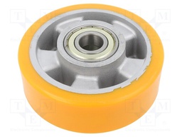 Transport wheel; Ø: 125mm; W: 40mm; 400kg; Mat: polyurethane