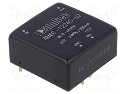 Converter: DC/DC; 6W; Uin: 9÷18V; 24VDC; Iout: 250mA; 1"x1"; 14g