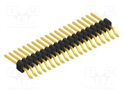 Connector: pin strips; pin header; male; PIN: 20; 1.27mm; SMT; 1x20