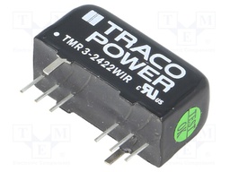 Converter: DC/DC; 3W; Uin: 9÷36V; Uout: 12VDC; Uout2: -12VDC; SIP8