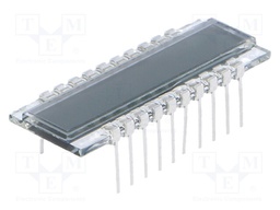 Display: LCD; 7-segment (digital); STN Positive; No.of dig: 8