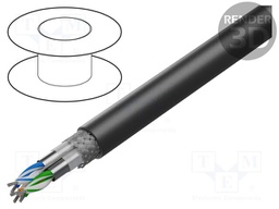 Wire; Alpha Essential Data&Bus; 3x2x22AWG; stranded; Cu; PVC; 300V