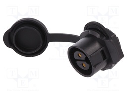 Socket; Connector: circular; size 20; 02; female; PIN: 2; for latch