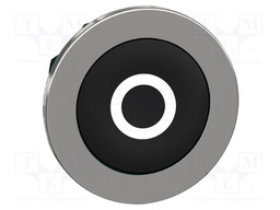 Switch: push-button; Stabl.pos: 1; 30mm; black; IP66; Pos: 2; Ø30.5mm