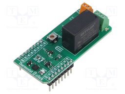 Click board; Comp: MCP6022; prototype board; temperature sensor