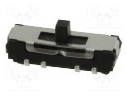 Switch: slide; Pos: 3; DP3T; 0.3A/6VDC; ON-ON-(ON); No.of term: 8