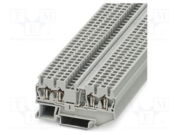 Splice terminal: rail; 500mA; 800V; spring clamp; PA; 0.08÷4mm2